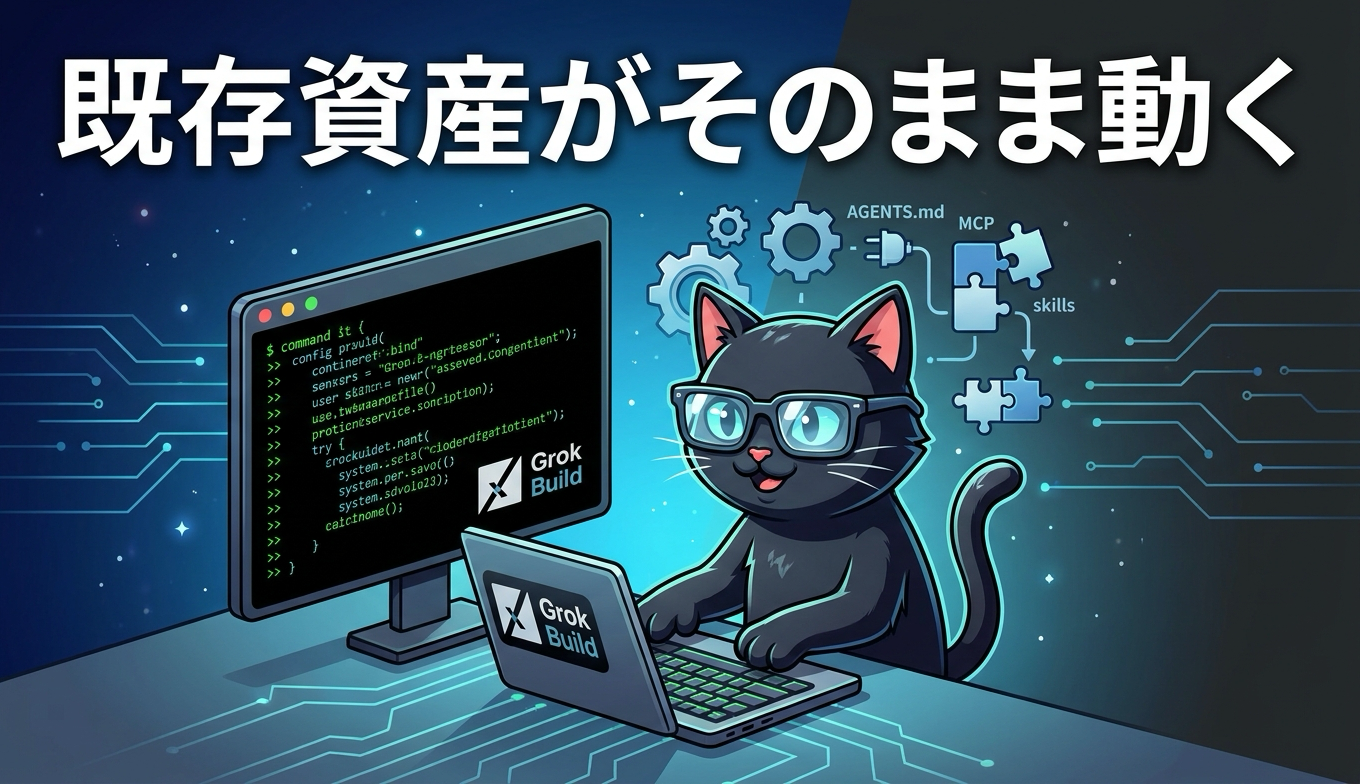xAIのコーディングエージェント Grok Build を読み解く 既存資産がそのまま動くCLI型エージェントの実力