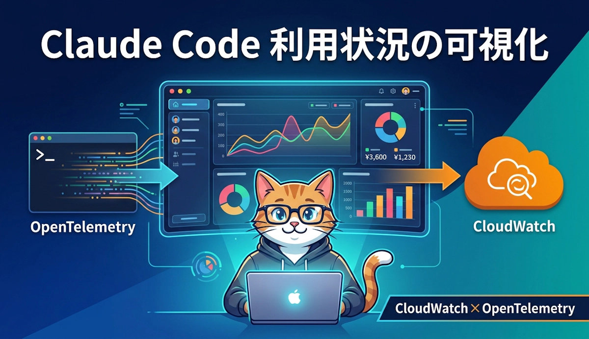 Amazon CloudWatch と OpenTelemetry で Claude Code の利用状況を可視化する実践ガイド