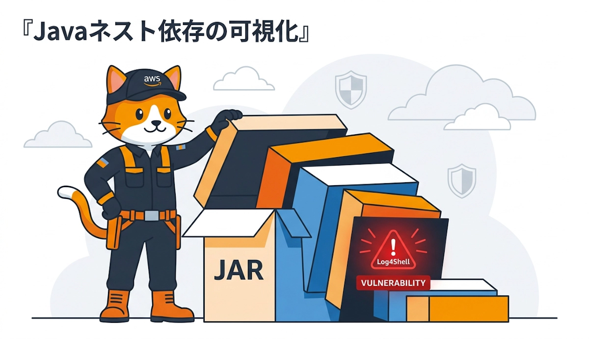Amazon Inspector SBOM GeneratorでJavaのネスト依存に潜む脆弱性を見抜く実践ガイド