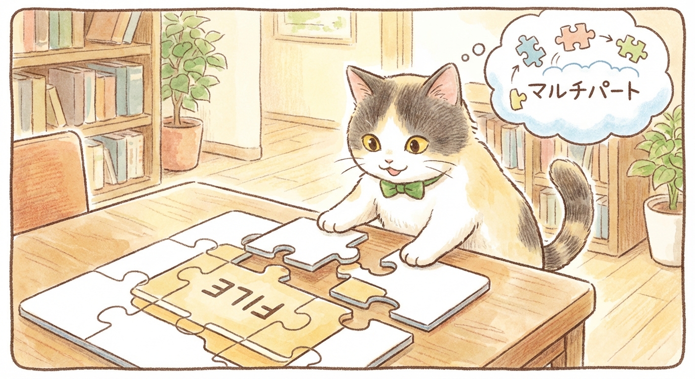 パートサイズ選択のデシジョンフロー