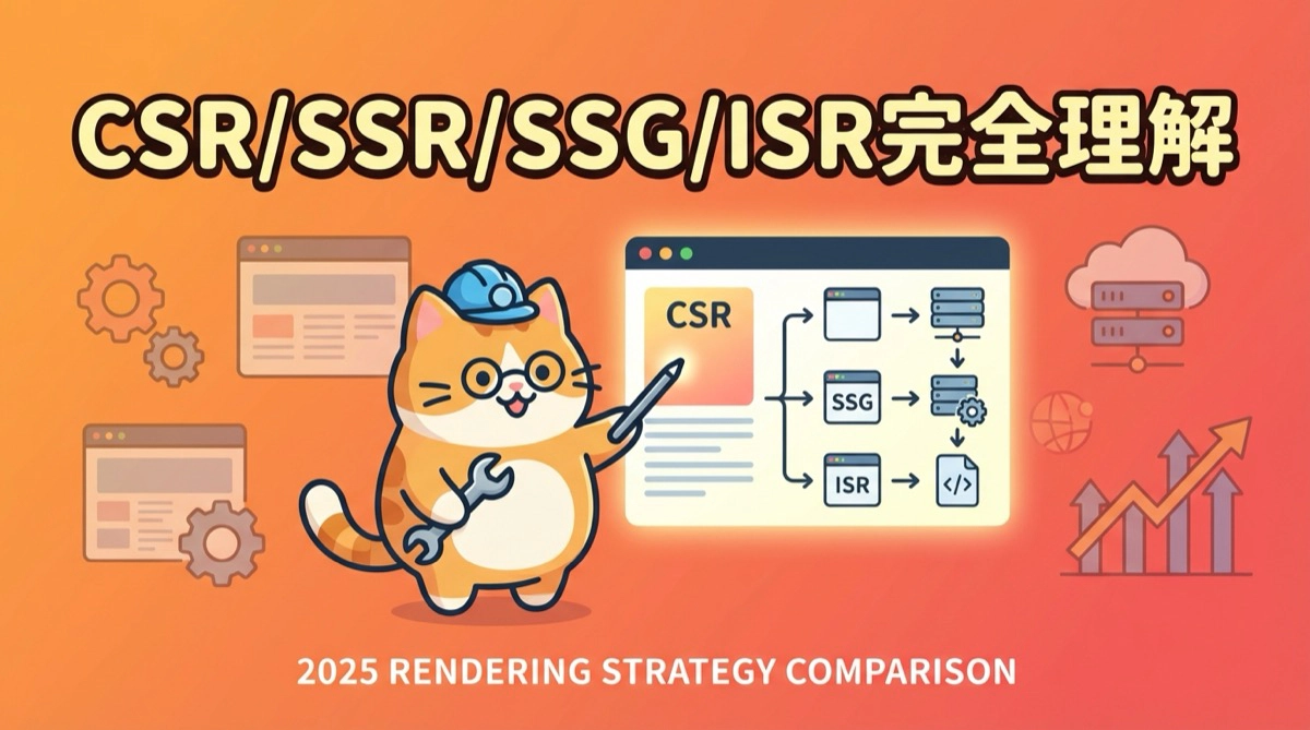 WEBフロントエンド配信手法の最前線 - CSR/SSR/SSG/ISR完全理解ガイド2025