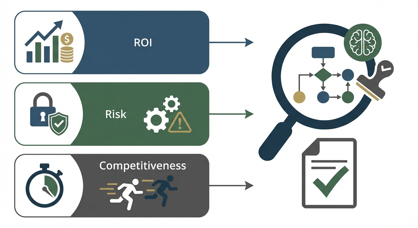 経営層が気にする3つのポイント
