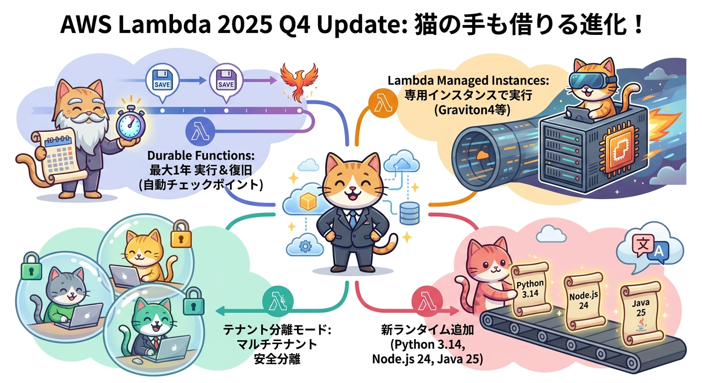 AWS Lambda 2025年Q4主要アップデート インフォグラフィック