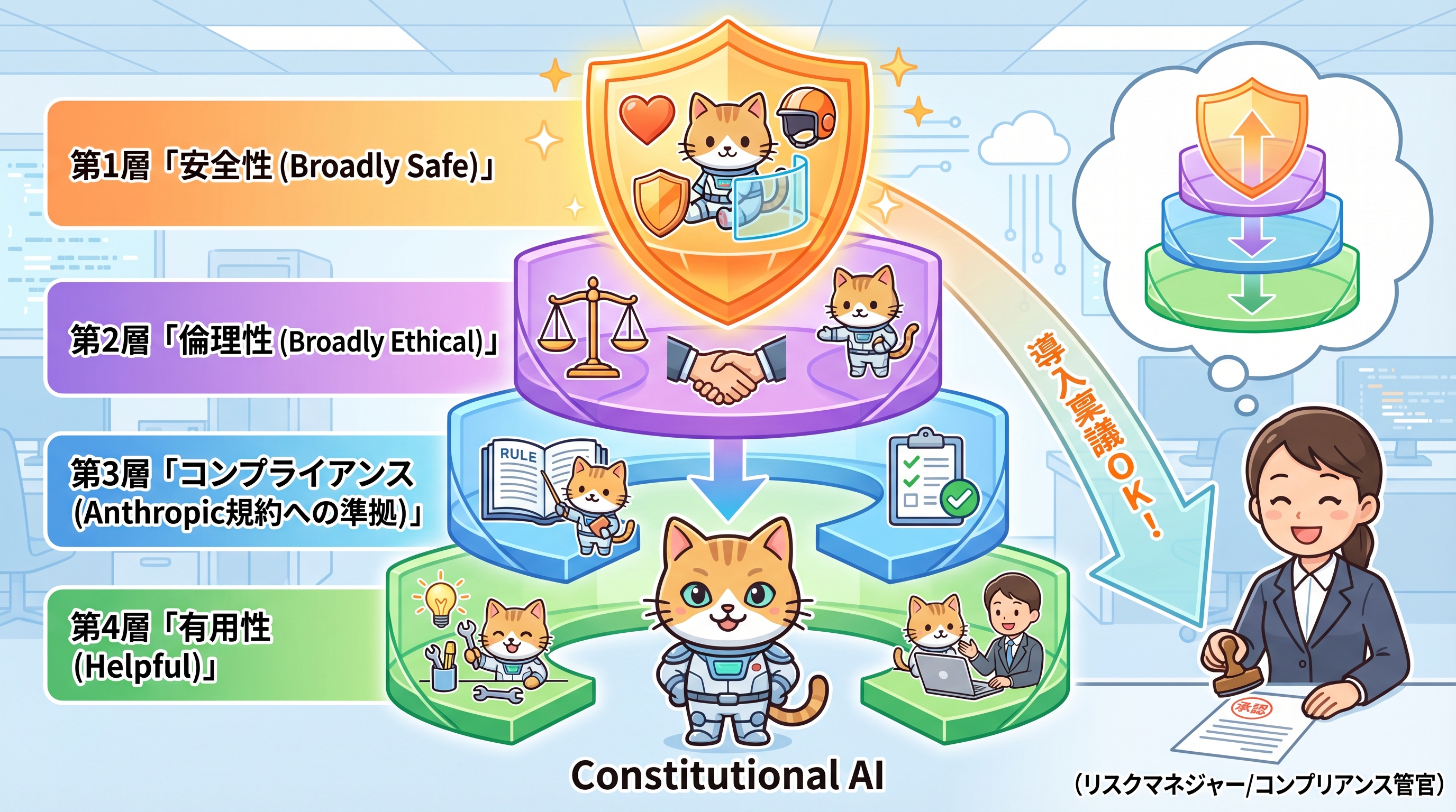 Constitutional AI 4階層優先順位