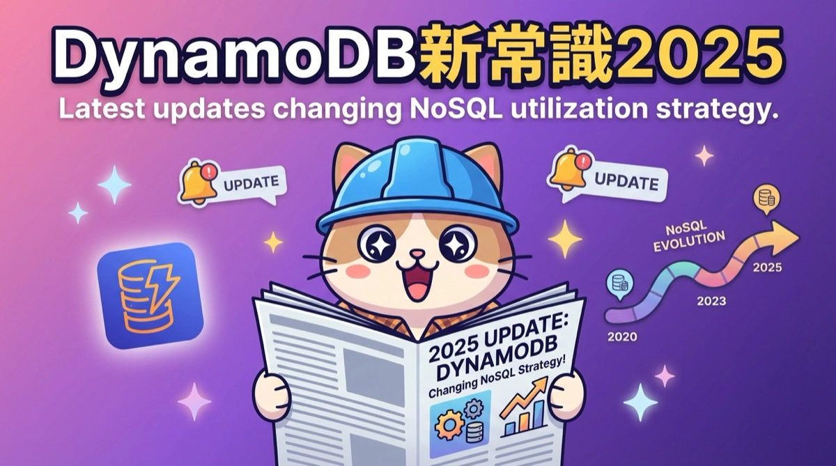 DynamoDB設計の新常識:2025年最新アップデートで変わるNoSQL活用戦略