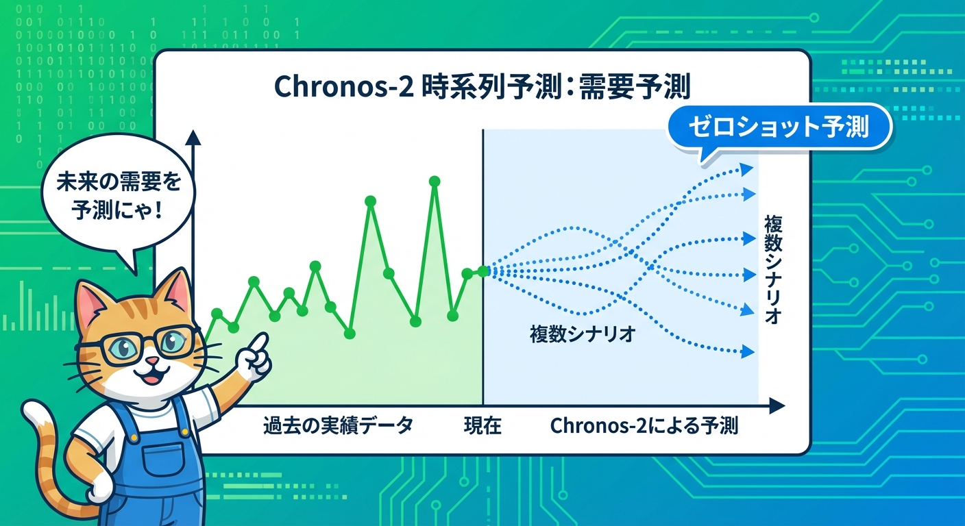 Chronos-2による時系列予測イメージ