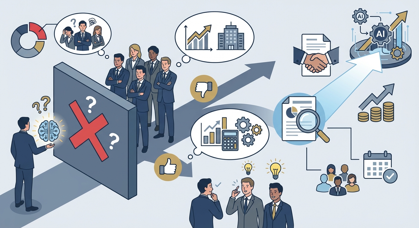 「なぜ生成AIに投資すべきか」を説得力をもって伝える