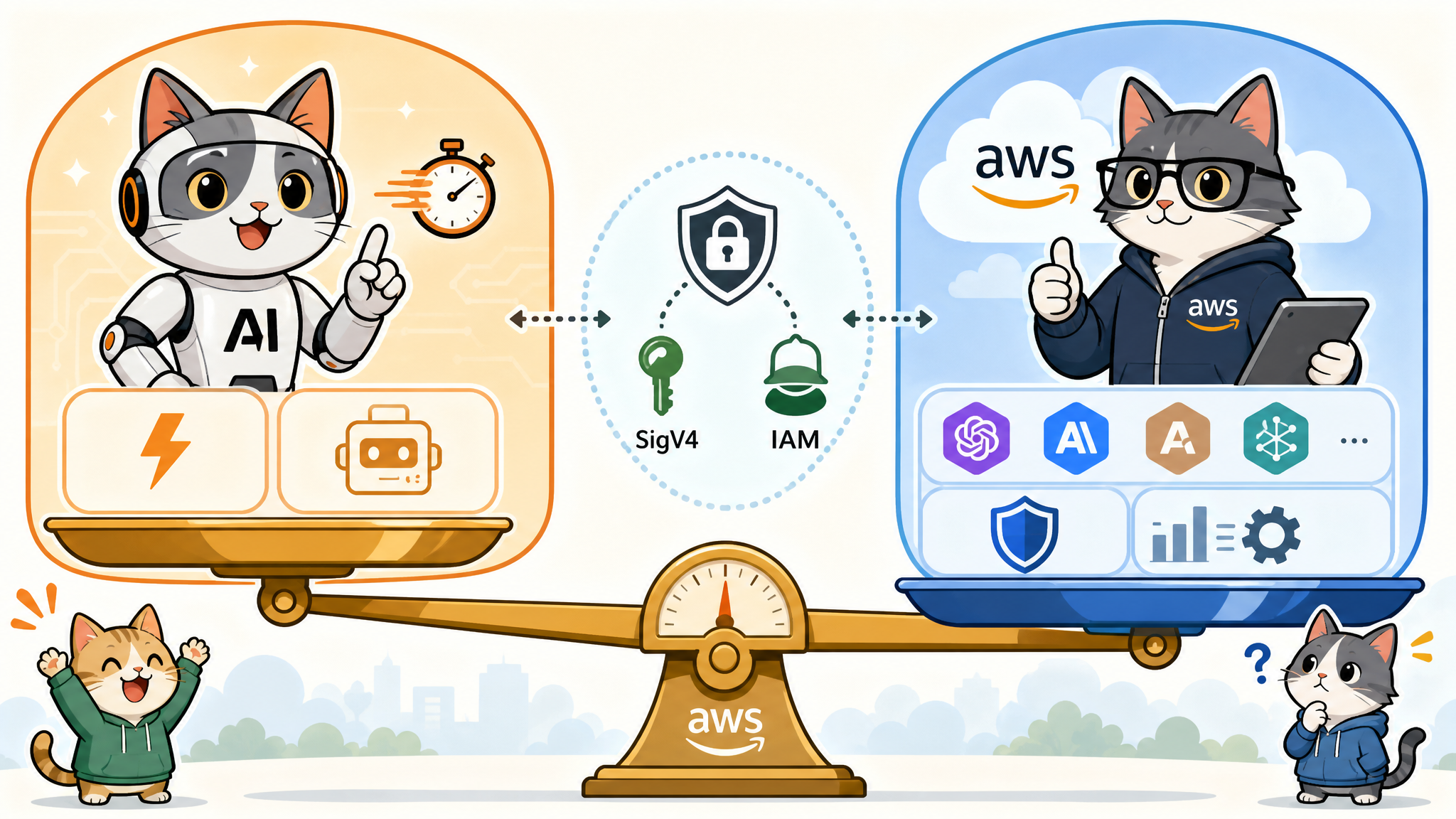 Claude Platform on AWSとAmazon Bedrockの比較イメージ