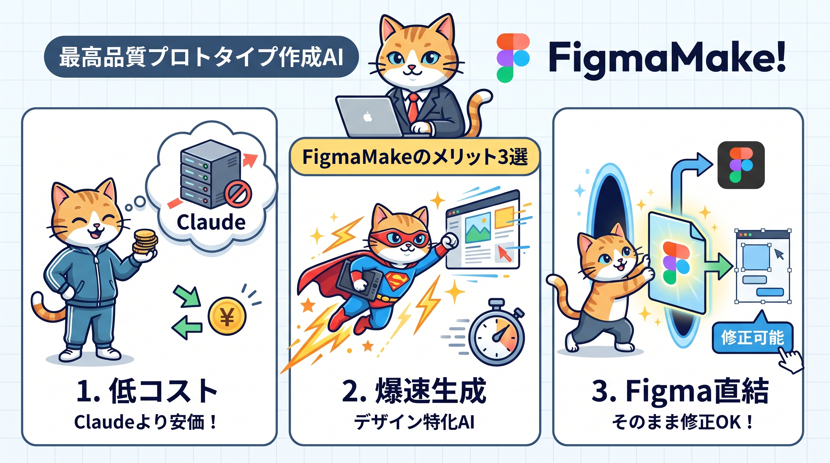 FigmaMakeのプロンプトからUI生成までの流れ
