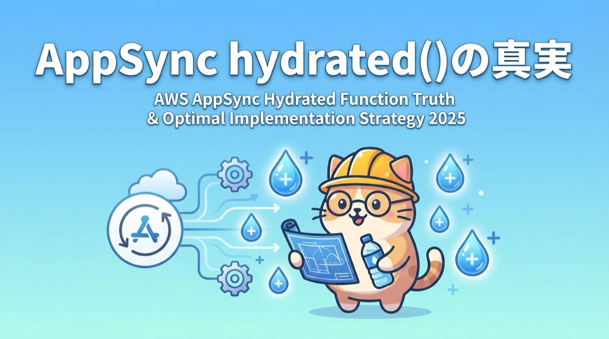 AWS AppSync hydrated() 関数の真実と2025年における最適な実装戦略