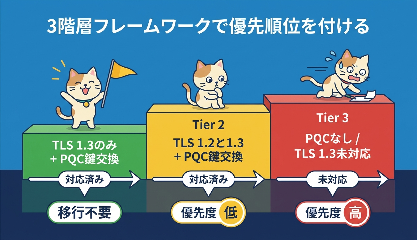 3階層フレームワークによる移行優先順位付け