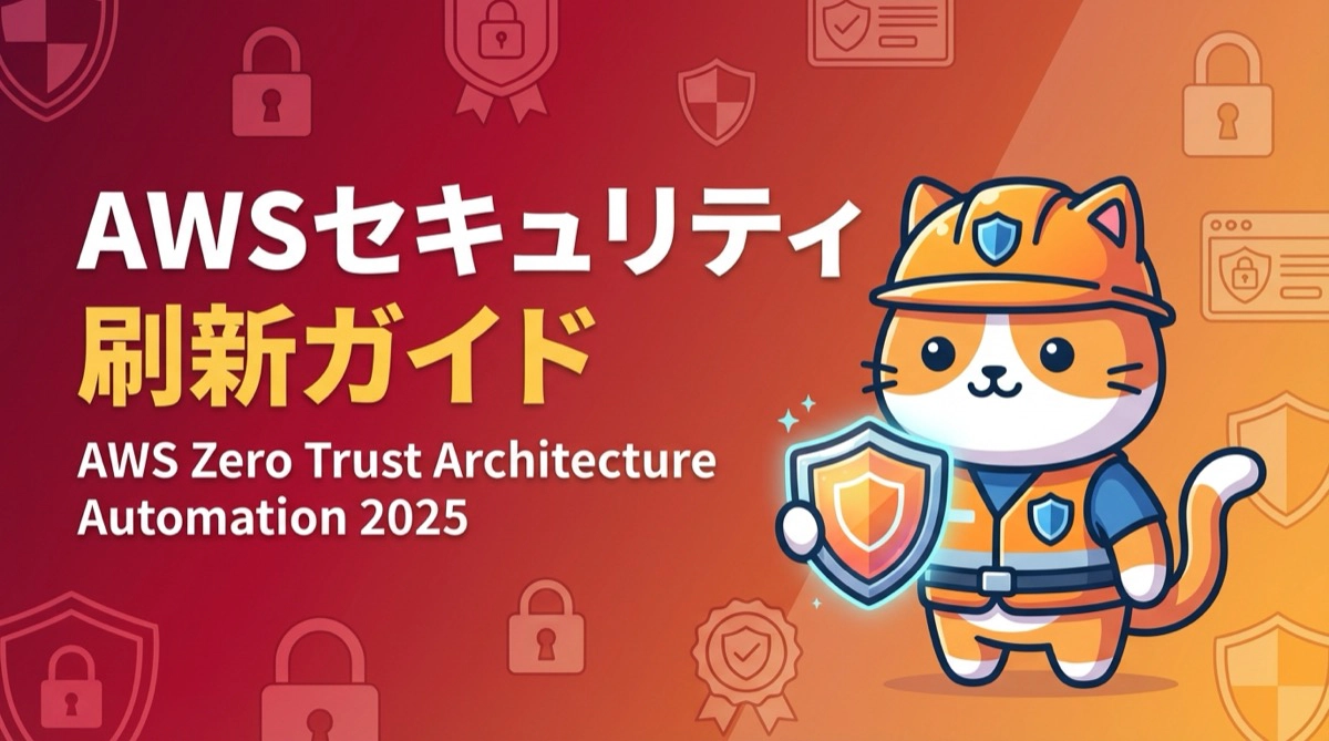 2025年版・AWSでセキュリティ体制を刷新する実践ガイド――ゼロトラストと自動化を軸に