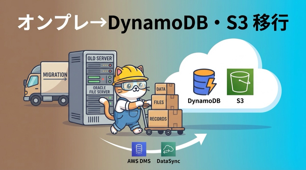 オンプレミスOracleとファイルサーバーからDynamoDB・S3への移行戦略 - AWS DMSとDataSyncを使い分ける実践的アプローチ