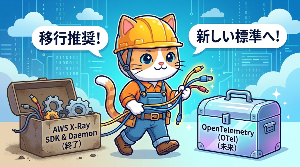 AWS X-Ray SDK と Daemon が 2027 年にサポート終了 OpenTelemetry への移行ガイド