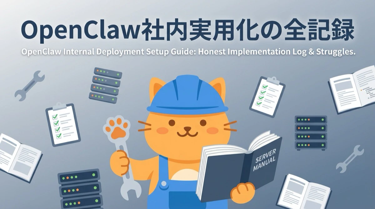 本気でOpenClawを社内実用化してみた — セットアップの全記録と正直な苦戦ログ