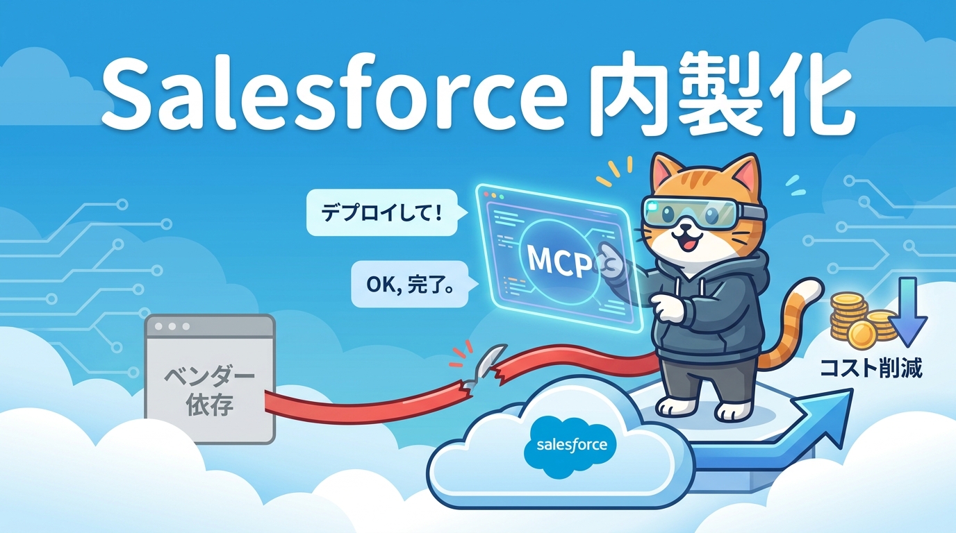 ベンダー委託から内製化へ——Salesforce MCP×AIが変える開発・運用コストの常識