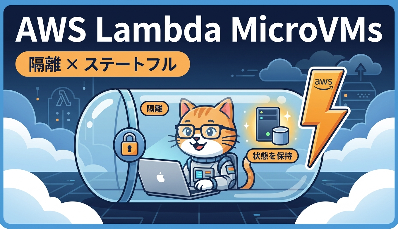 AWS Lambda MicroVMs入門 サーバレスのままステートフルで隔離された実行環境を手に入れる