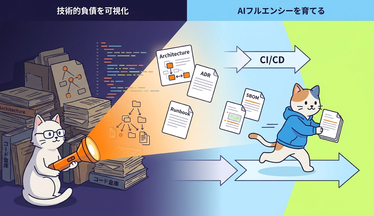 AIで技術的負債を可視化し開発チームのAIフルエンシーを同時に育てる実践ガイド