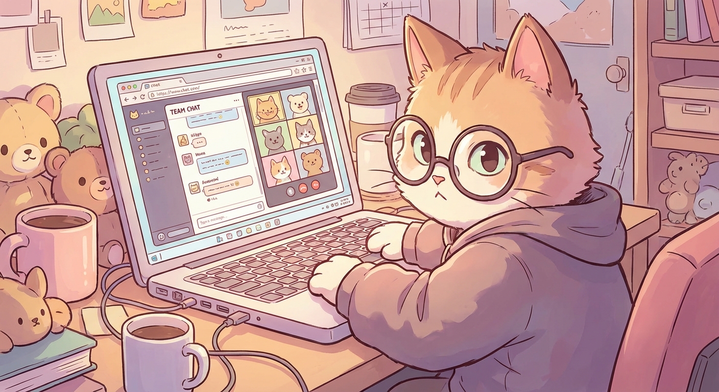 AG-UIとWebRTCでリアルタイムWebアプリを構築するネコ開発者