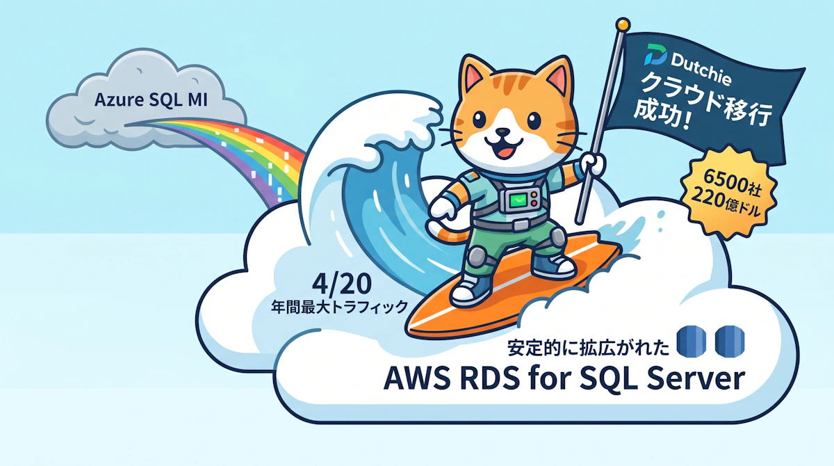 Azure SQL MIからAmazon RDS for SQL Serverへ — DutchieのDB移行の全軌跡