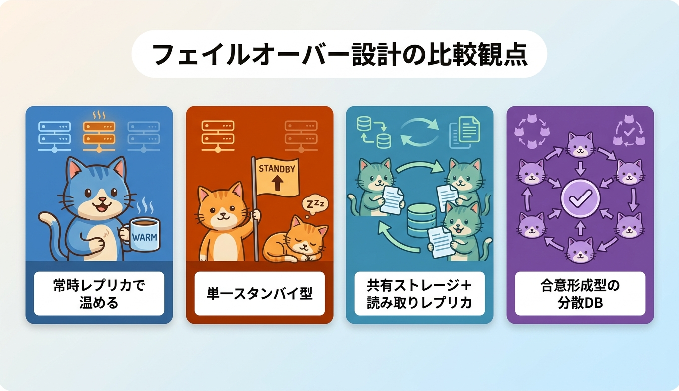 フェイルオーバー設計の比較観点