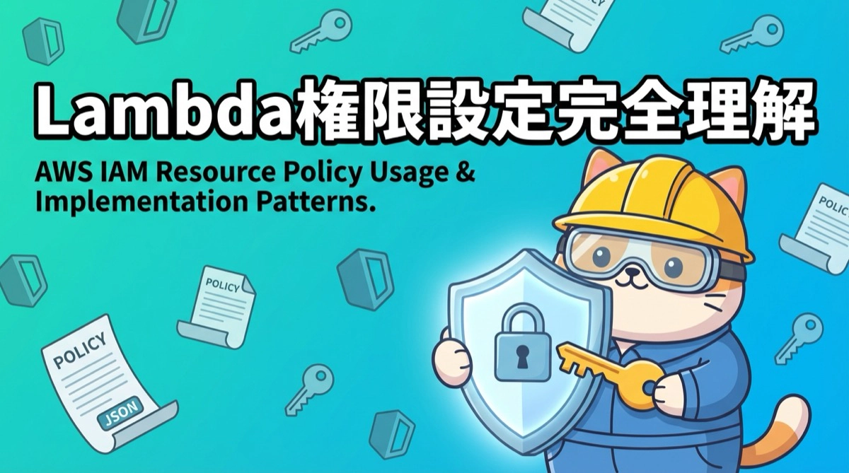 AWS Lambdaの権限設定を完全理解！IAMとリソースポリシーの使い分けと実装パターン