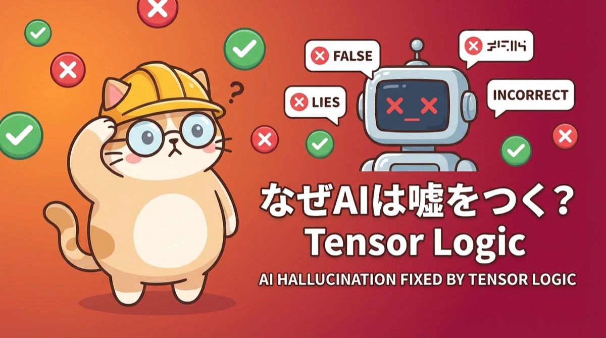 なぜAIは嘘をつく？Tensor Logic・新技術で解決する3つの革新的手法
