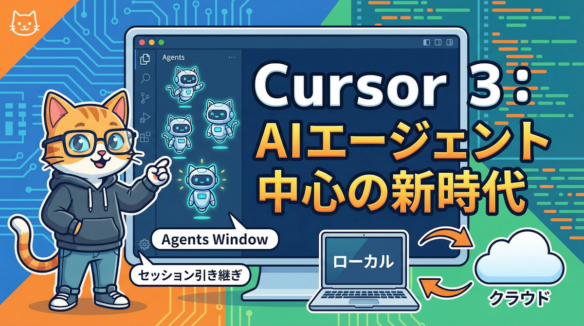 AIコーディングエディタ「Cursor 3」がリリース — エージェントを中心に再設計されたソフトウェア開発の新時代
