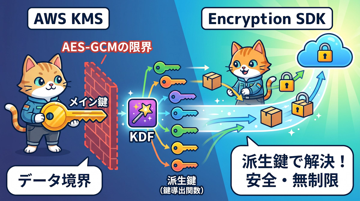 AWS KMS と AWS Encryption SDK が対称暗号化の境界を克服する仕組み