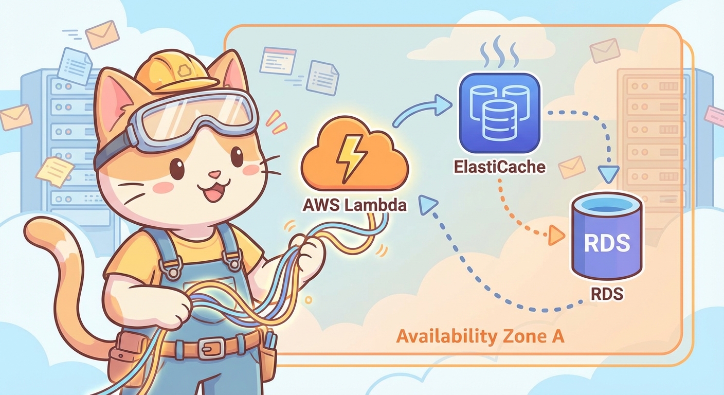 Lambda AZ ルーティングアーキテクチャ