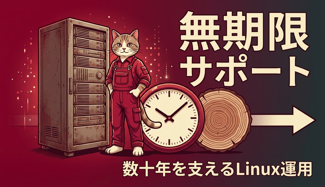 RHEL Long-Life アドオンで実現する無期限サポートと社会インフラ化するLinux
