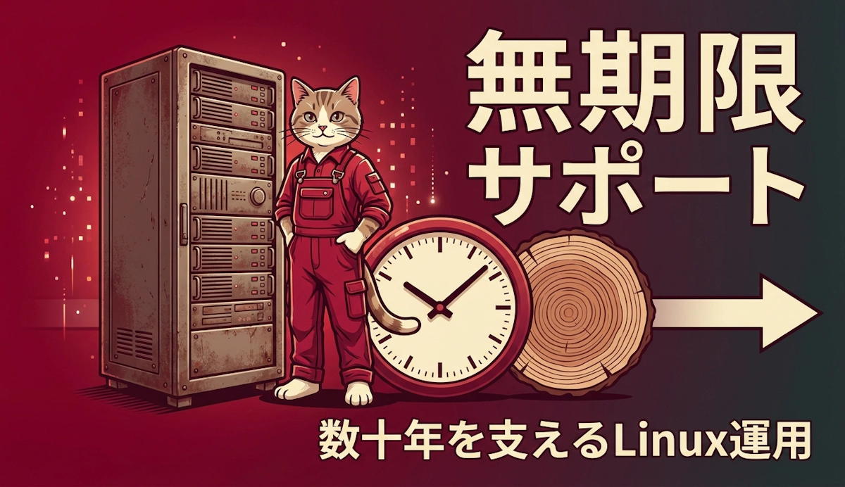 RHEL Long-Life アドオンで実現する無期限サポートと社会インフラ化するLinux