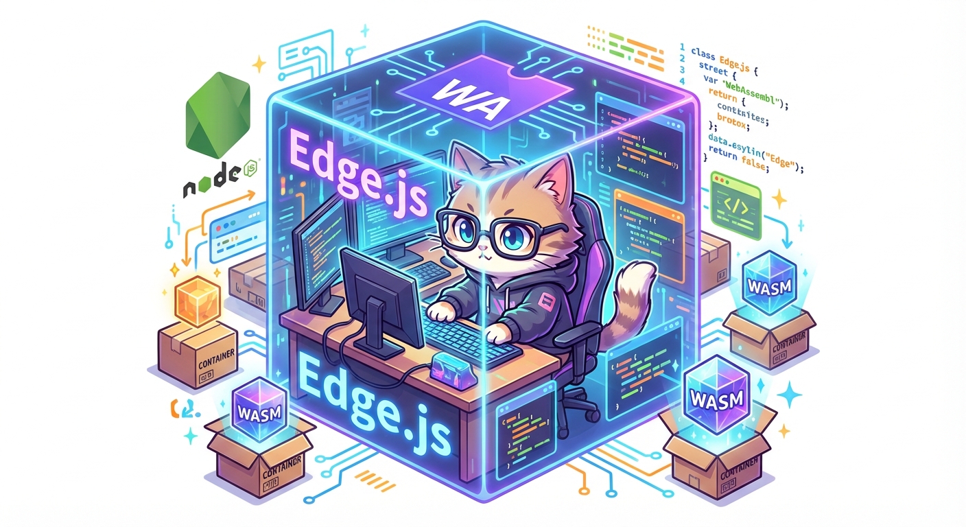 Edge.js登場 ─ WebAssemblyサンドボックスでNode.jsをコンテナなしに安全実行する新ランタイム