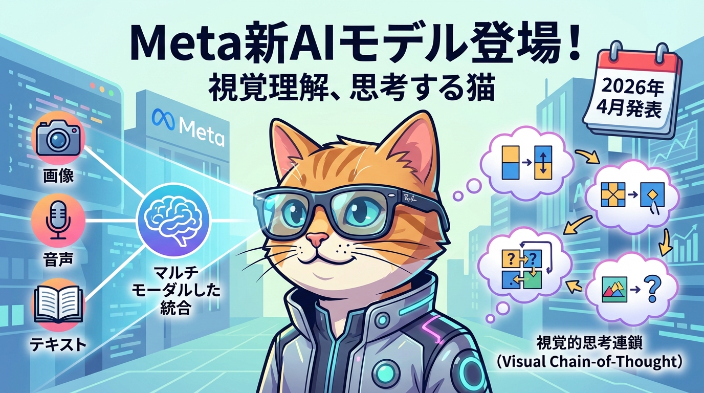 MetaのMuse Sparkが示す視覚AIの未来 ウェアラブルデバイスとの融合