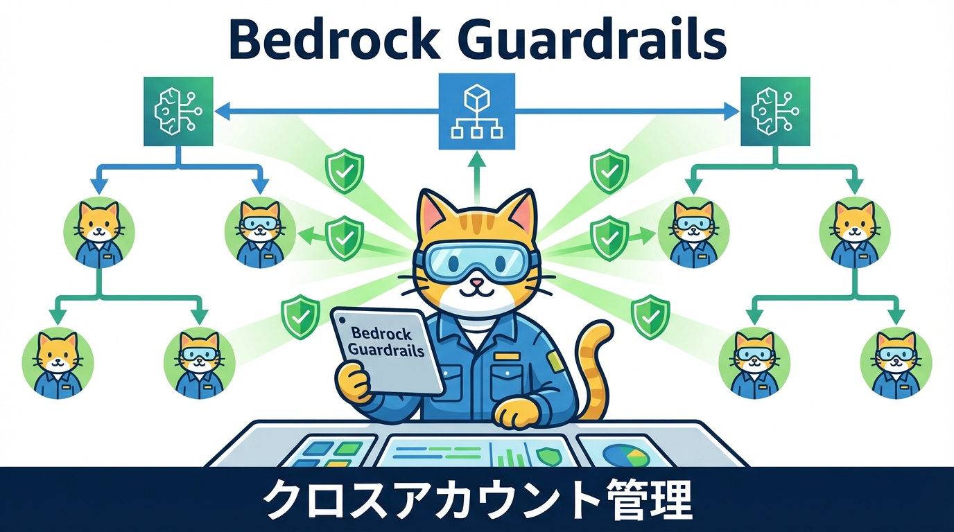 Amazon Bedrock Guardrails が組織全体でAI安全管理を実現する新機能を発表