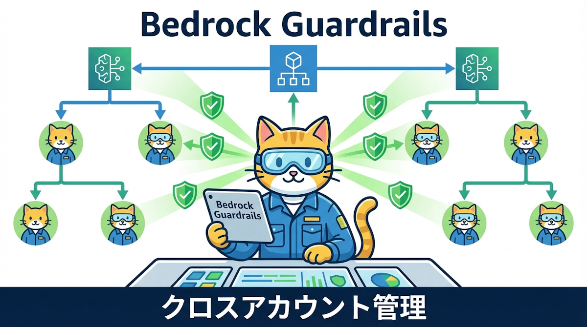 Amazon Bedrock Guardrails が組織全体でAI安全管理を実現する新機能を発表