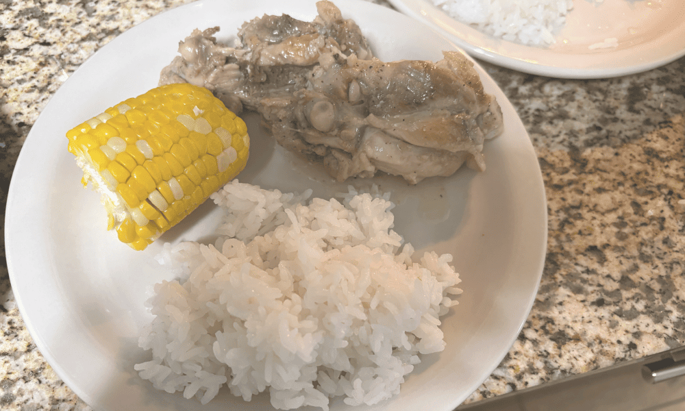 アメリカで初めての自炊ご飯