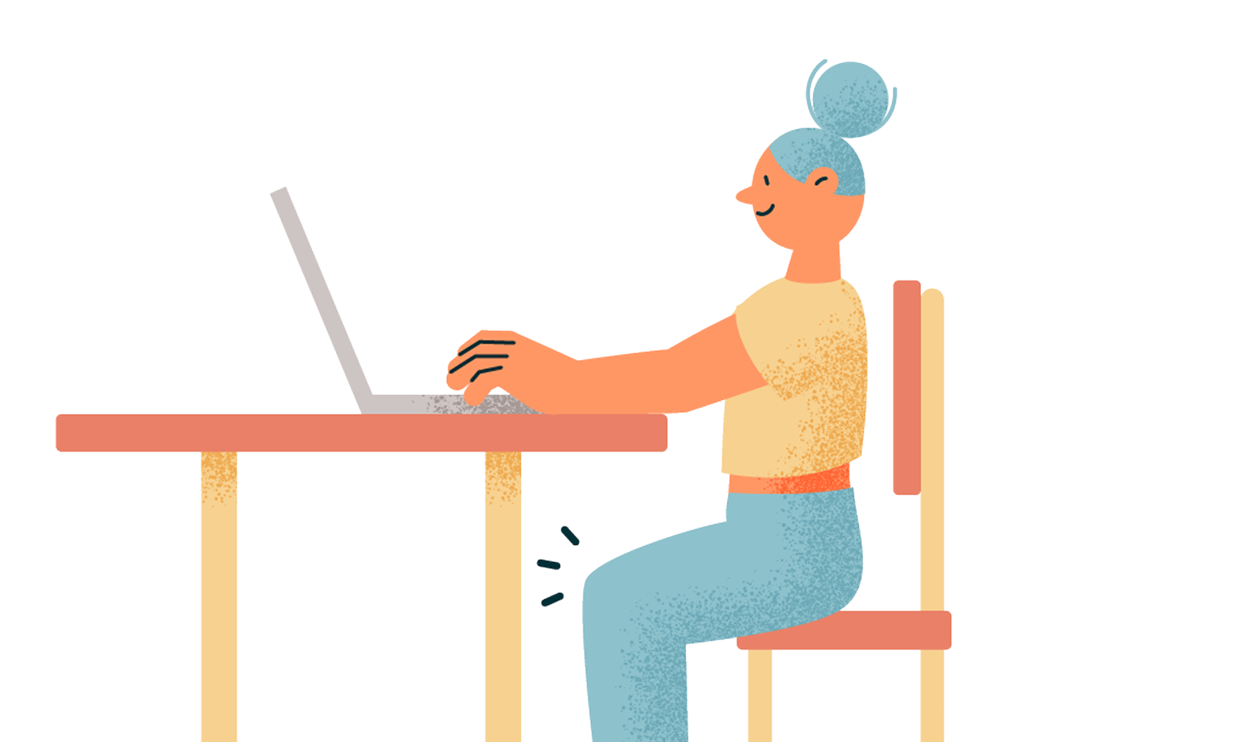 太ももが綺麗に!仕事の間にできる運動