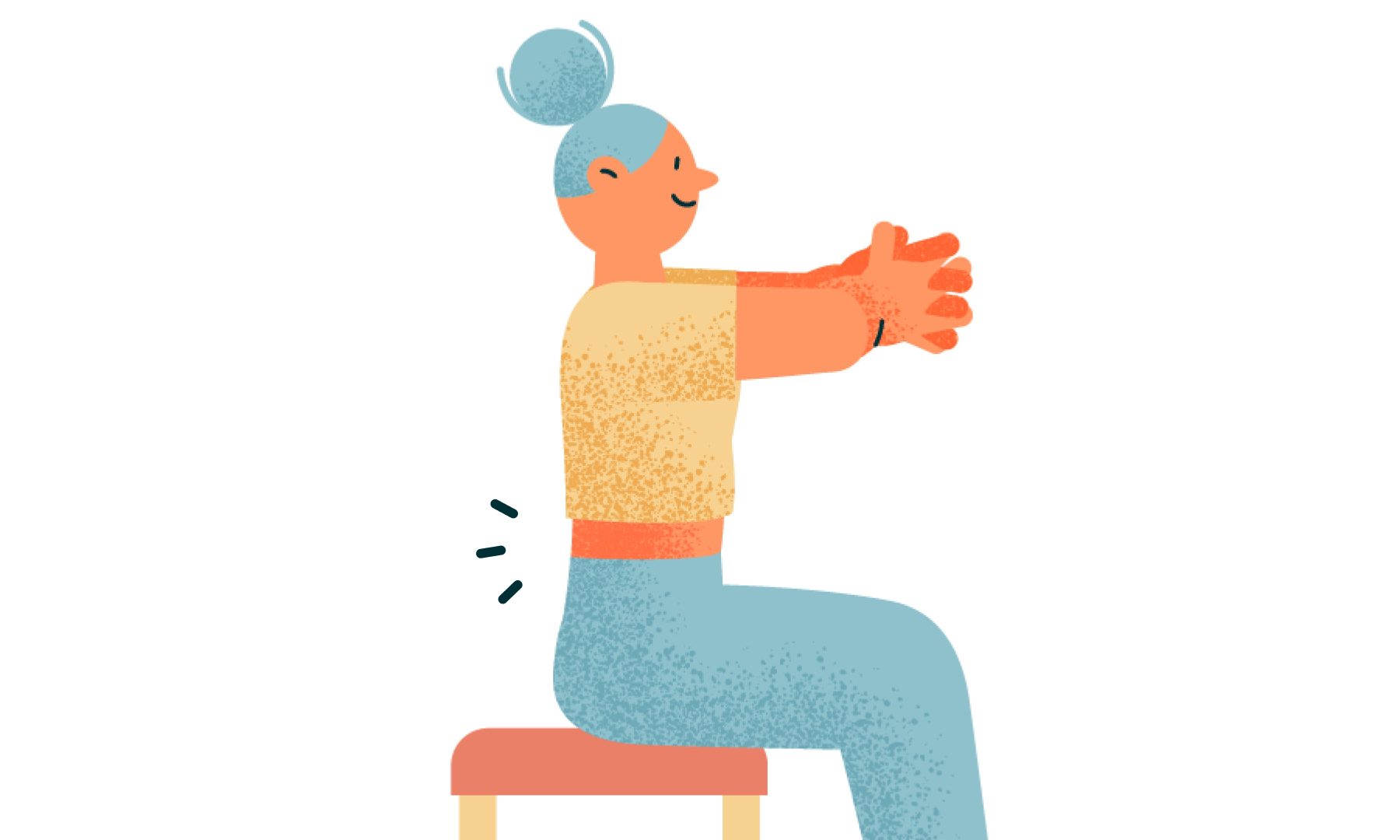 肩こりに効く、背中をほぐすストレッチ