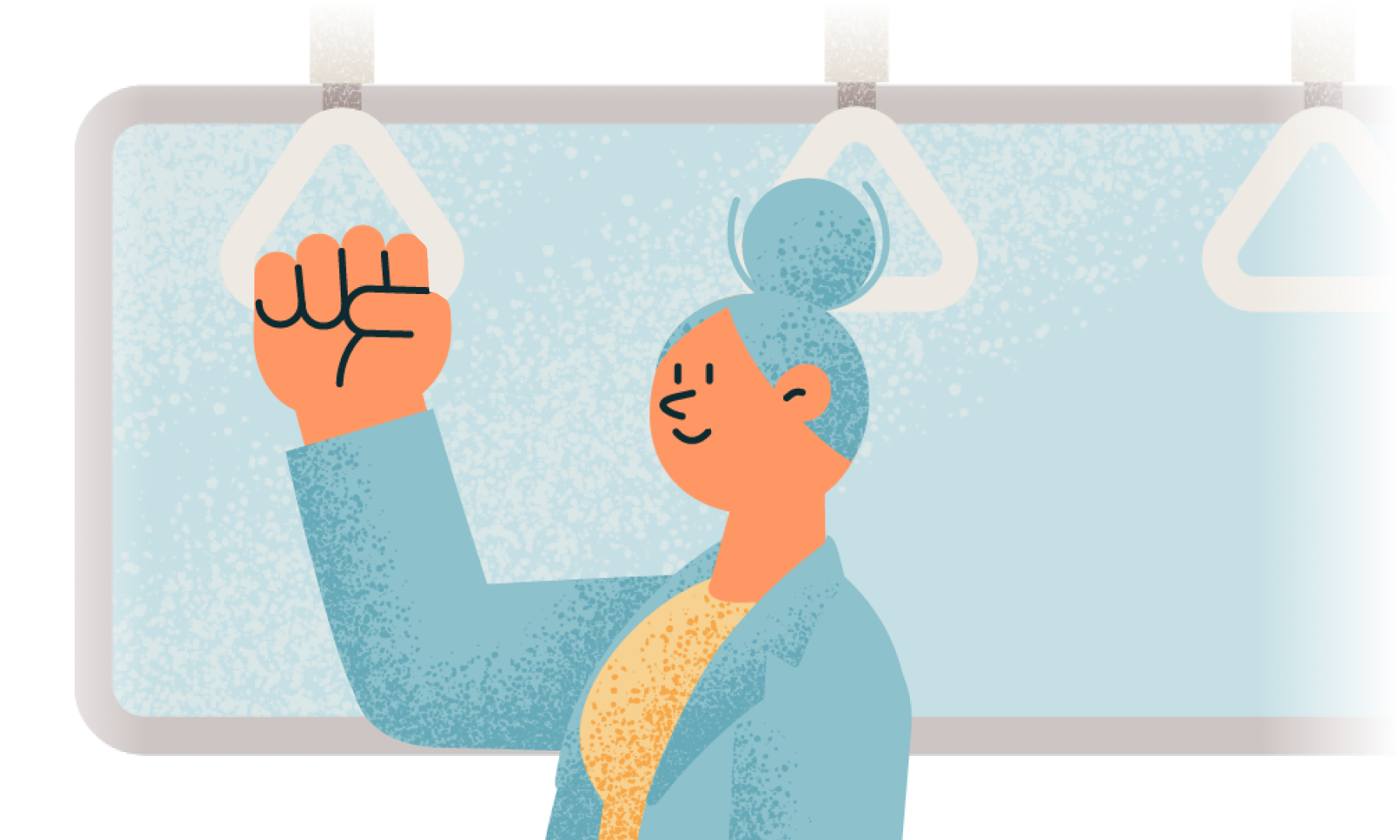 腕と足スッキリ！通勤中のひと工夫