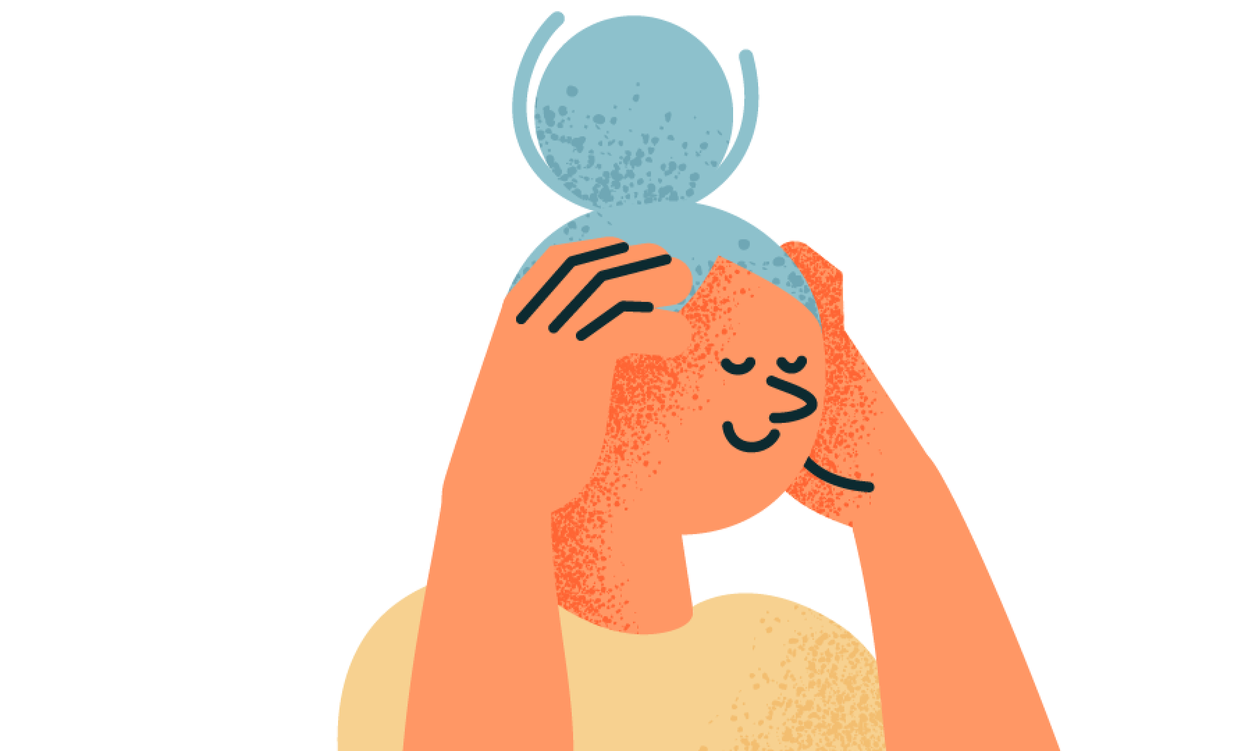 黄体期の頭痛を癒すマッサージ