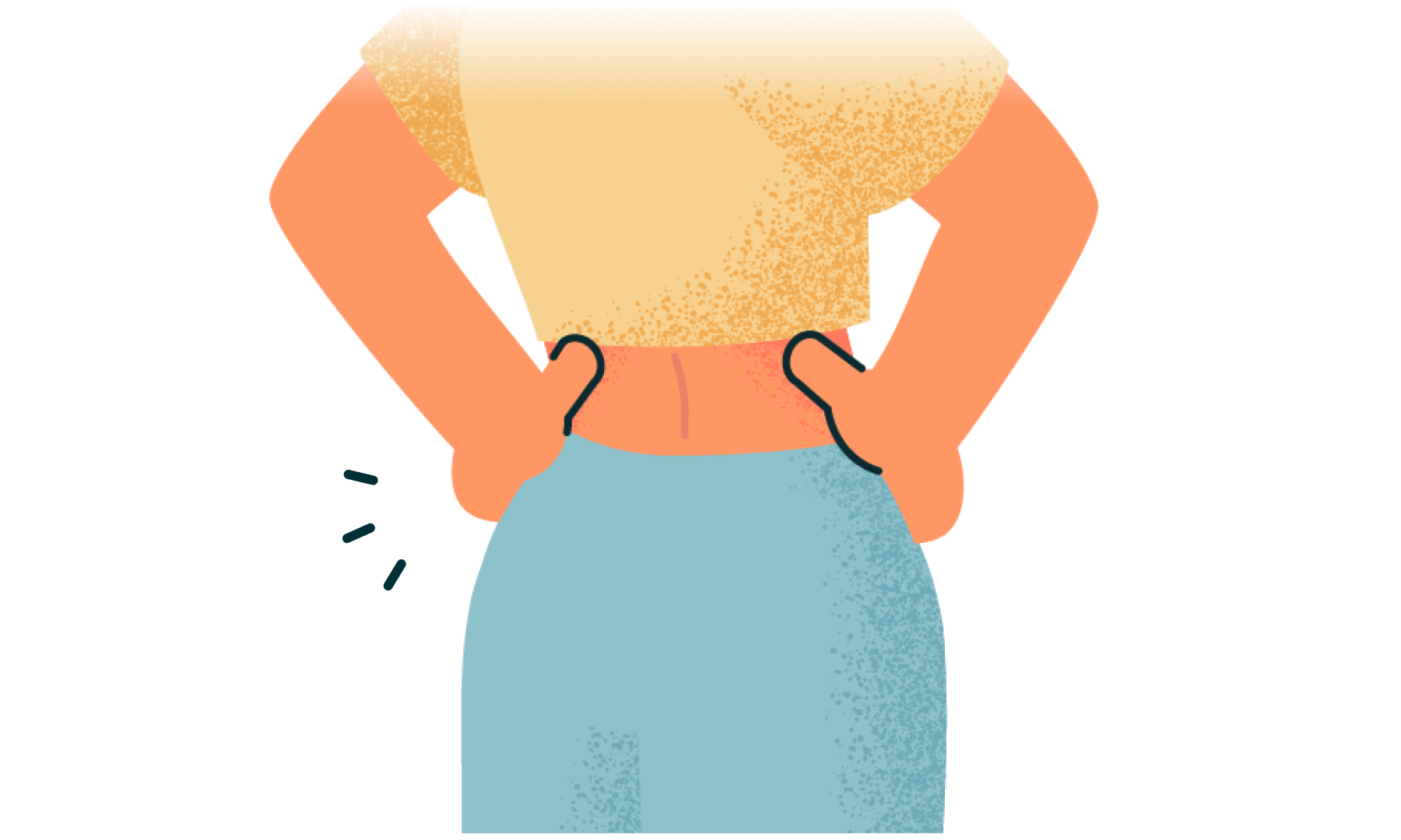 スキマ時間にできる、便秘解消ストレッチ