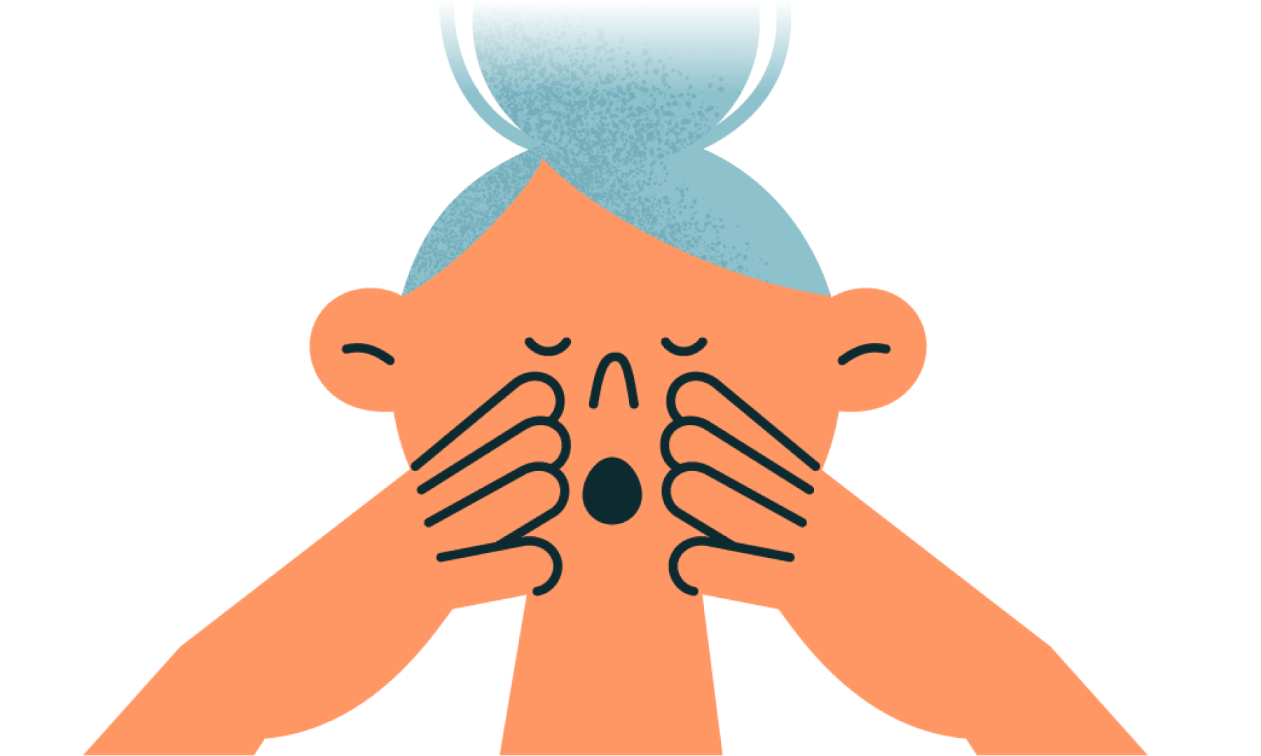 脳へ酸素を送って眠気を覚ます