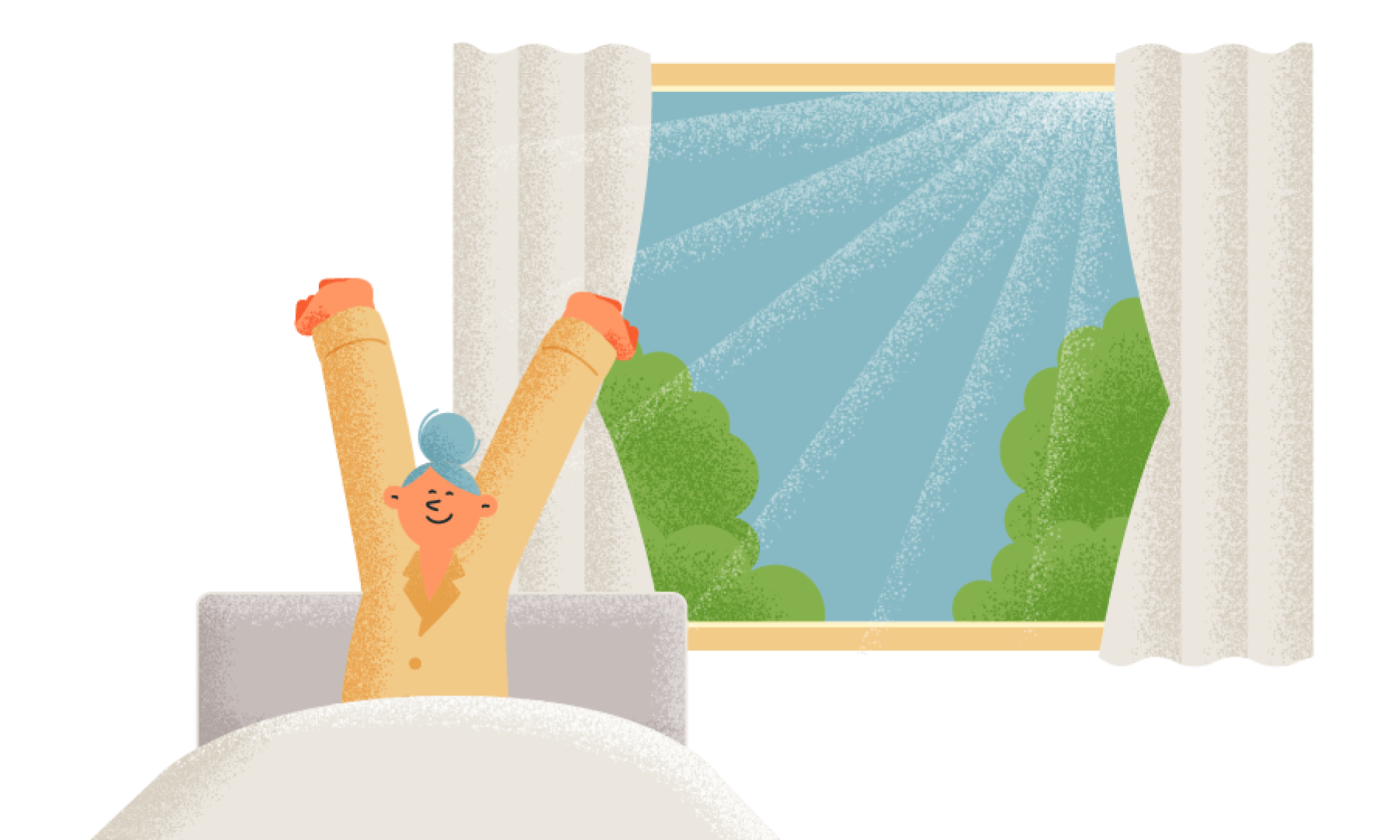 朝、スッキリ目覚めるための簡単3ステップ