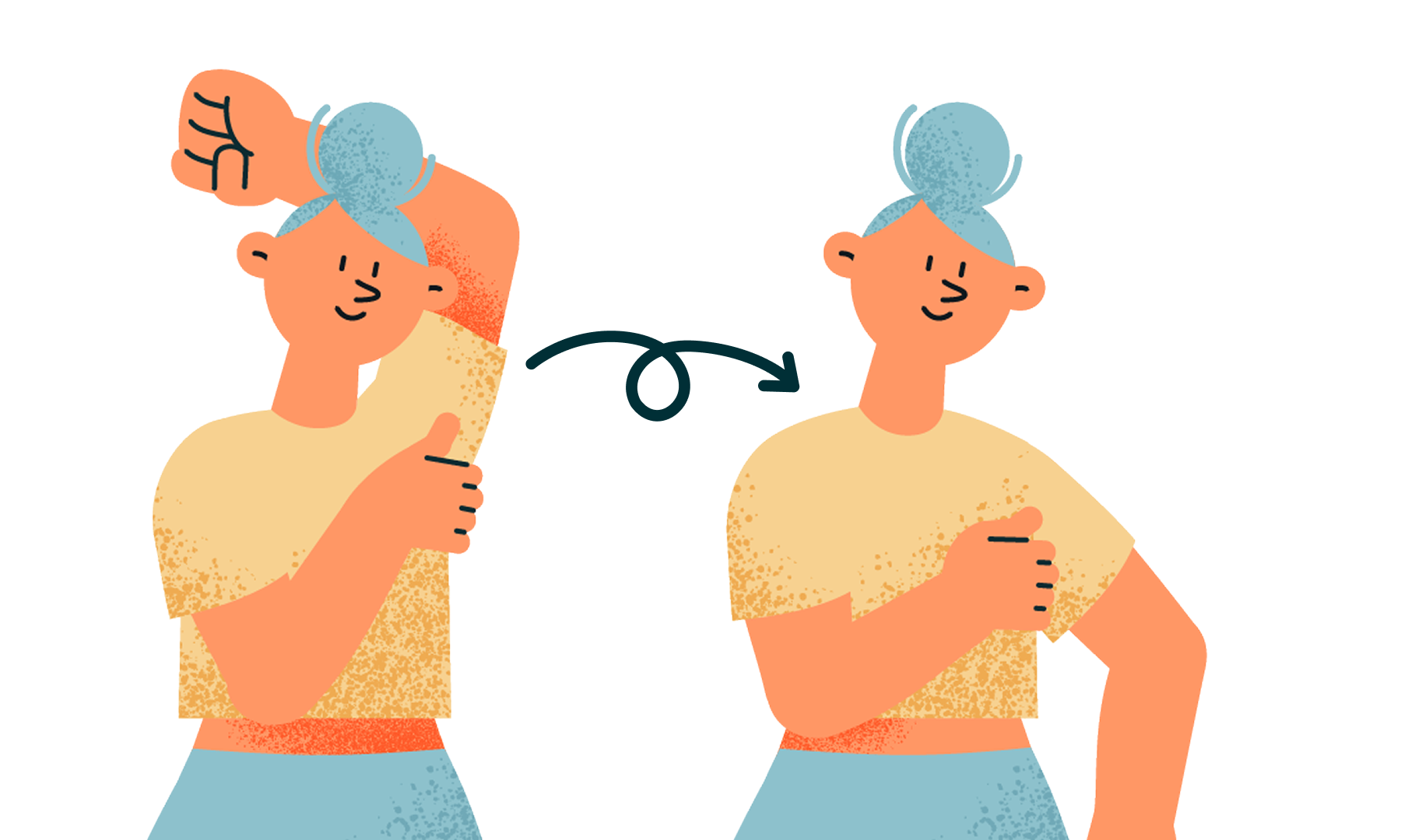 肩と脇の筋肉をほぐして肩こり解消