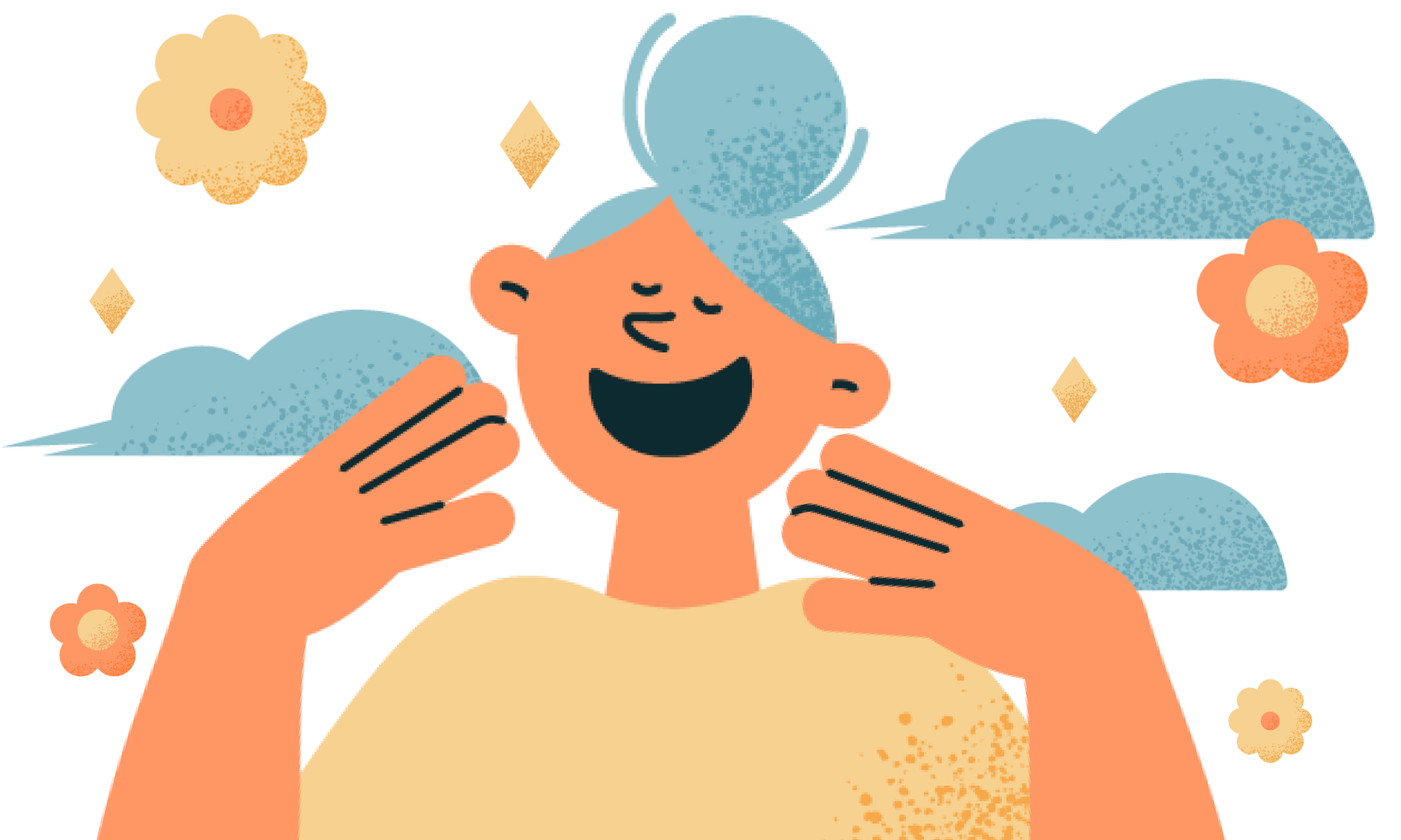 生理のイライラは表情の変化で解消しよう