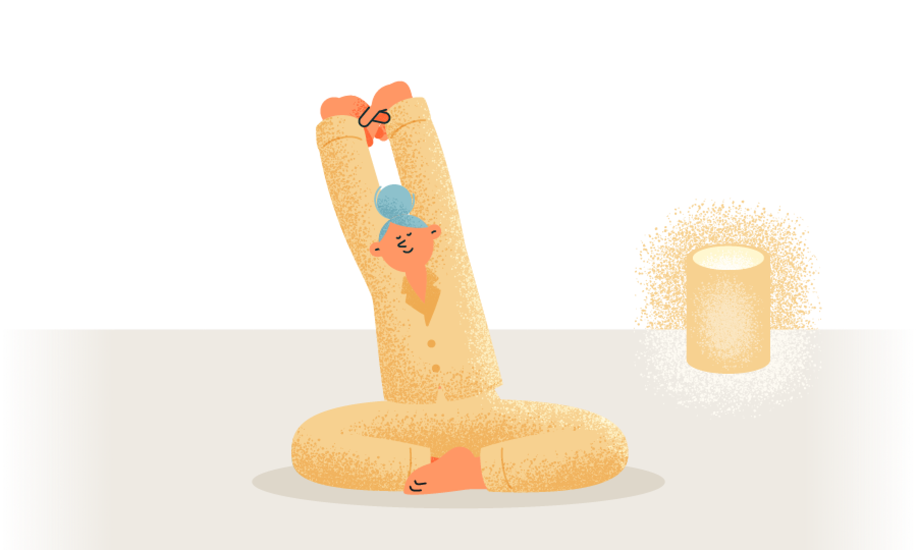 布団の上でもできる！ストレッチでリラックス