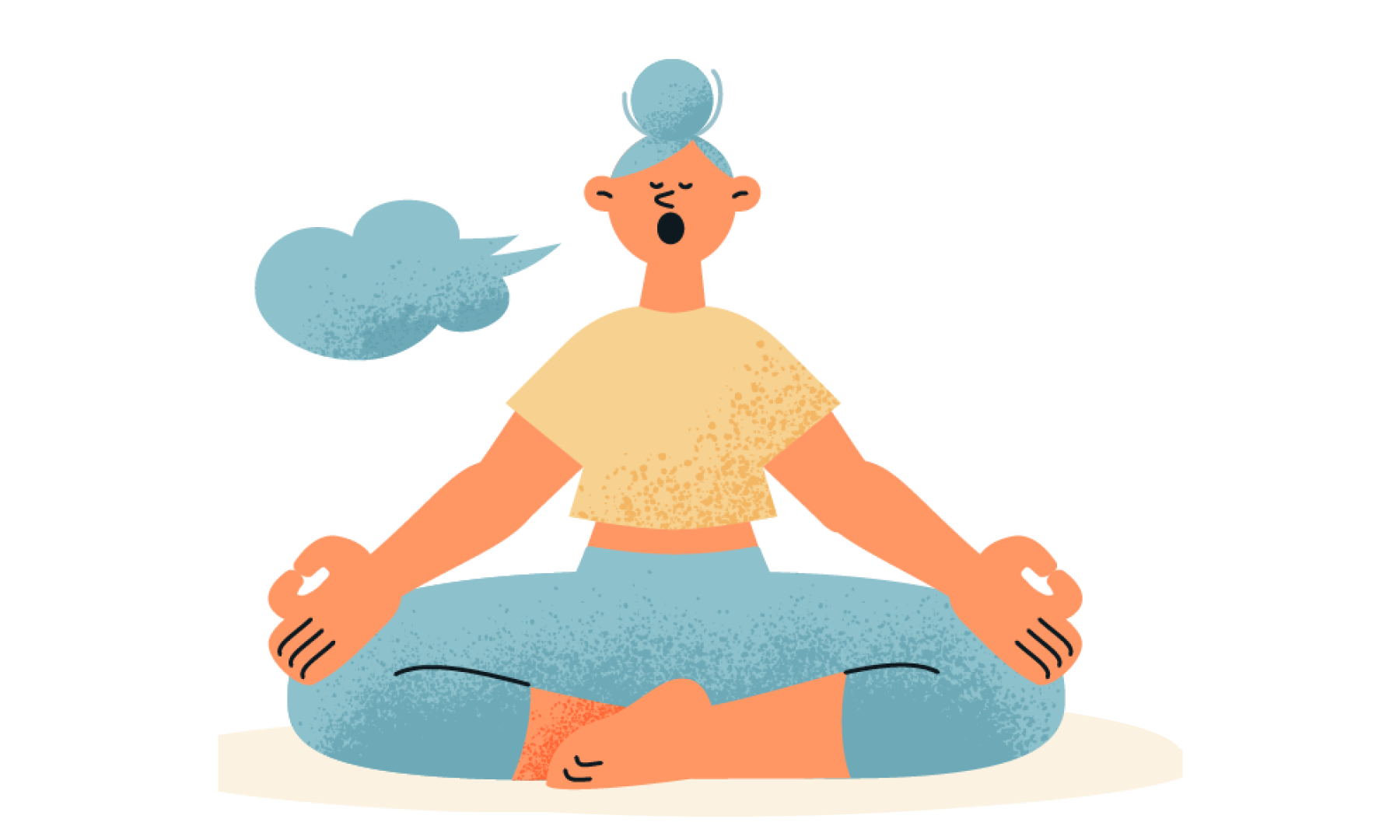 カパラバティ呼吸法で眠気を覚ます