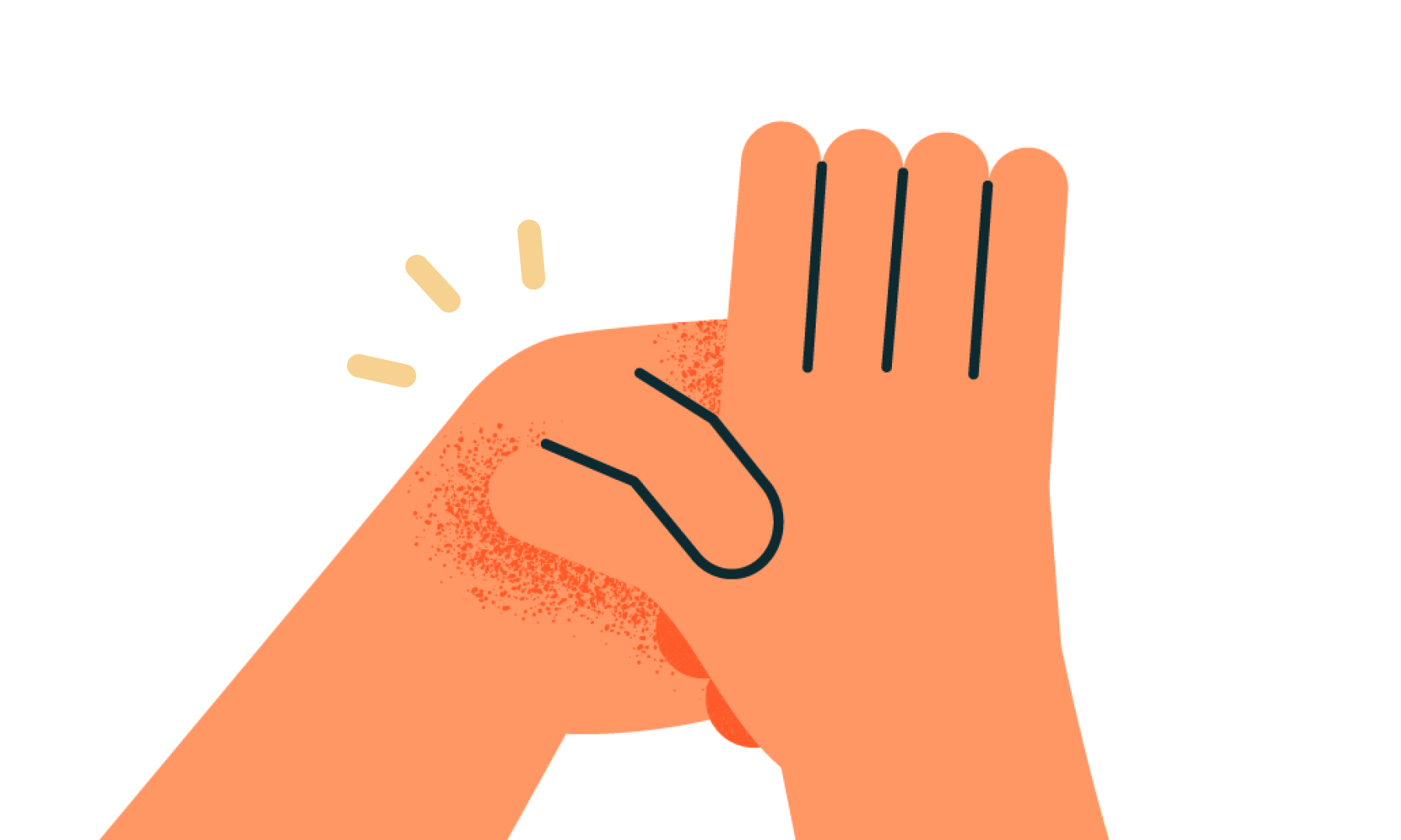 片頭痛を和らげるツボ2選