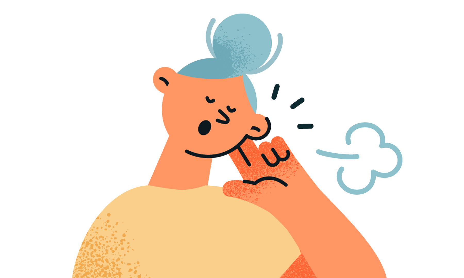 脳への血流を良くして眠気を覚ます